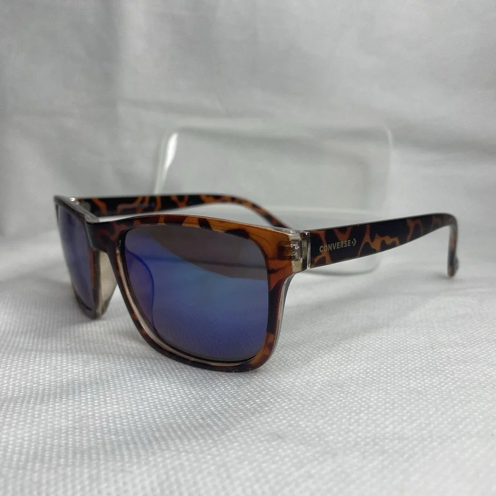 Converse Chuck Taylor All Star Square Tortoise Frame Sunglasses CAT 3 Matte Tort